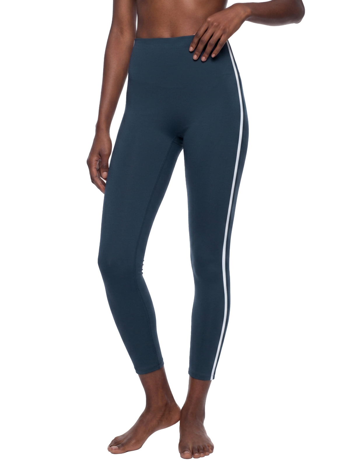 Navy Blue with White model women
