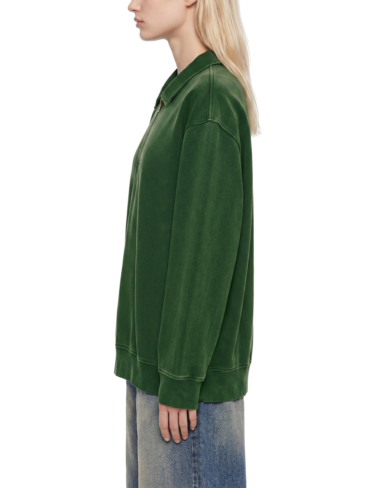 Vintage Wash Quarter-Zip Sweatshirt