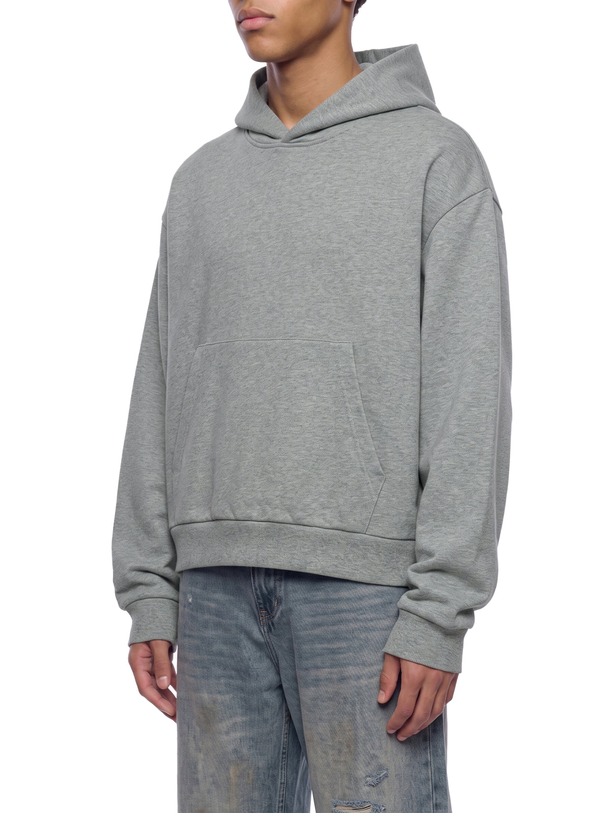Cotton Drop Shoulder Hoodie