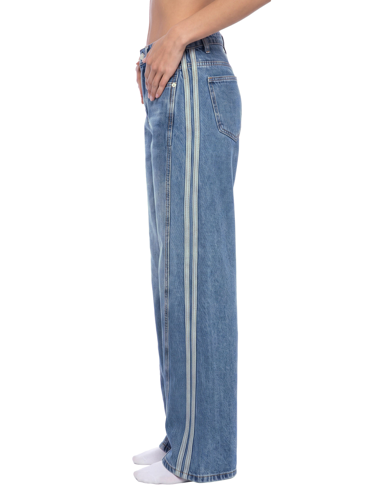 Jeans Blue side women