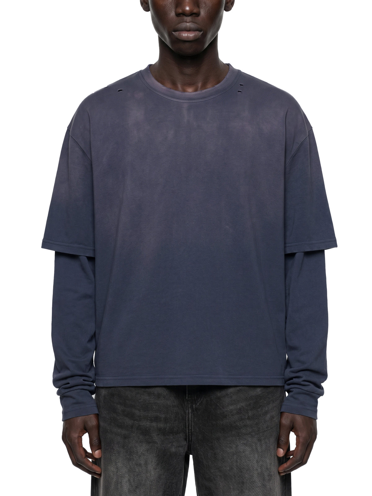 Navy Blue model men
