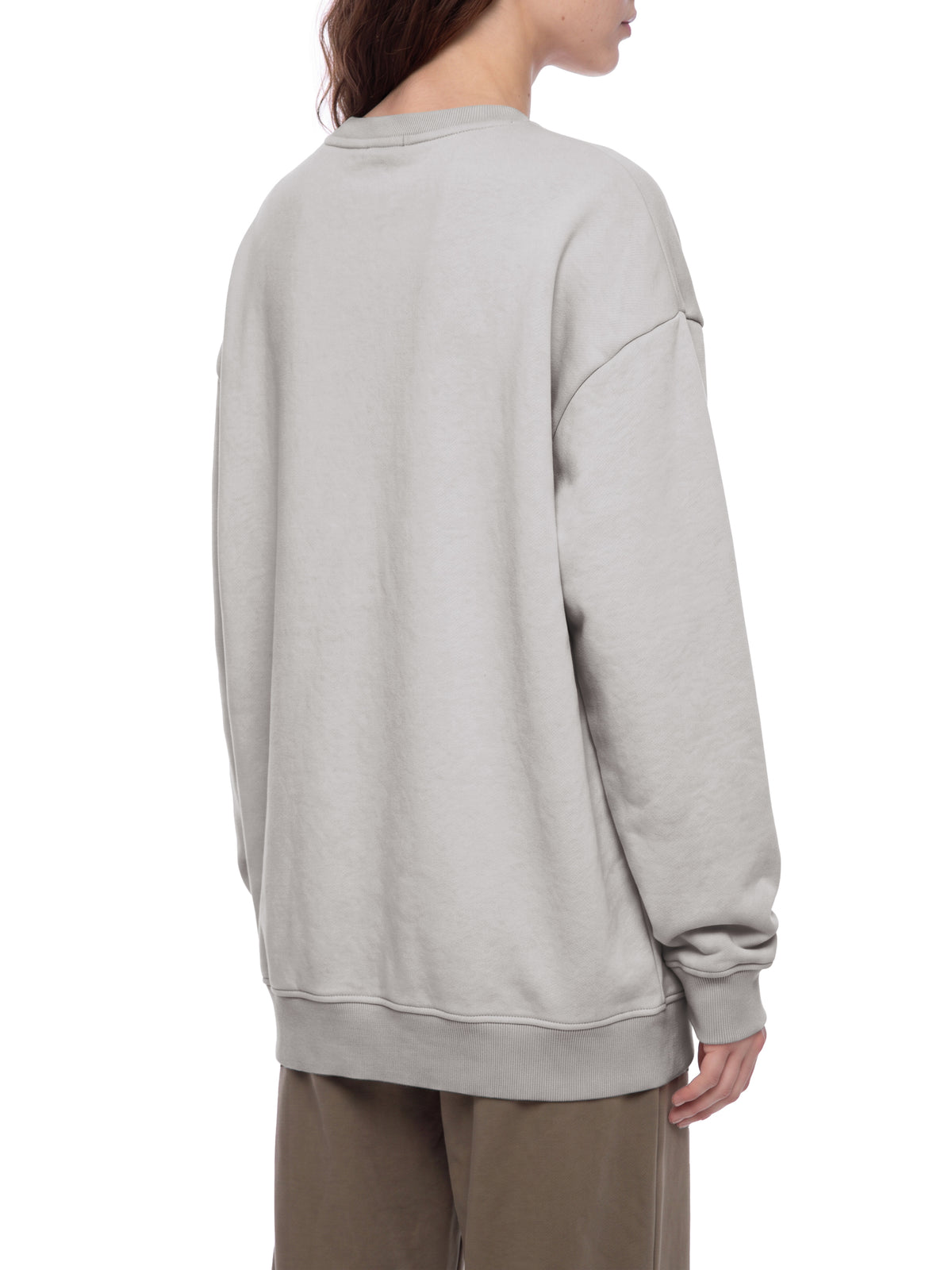 Oversized Vintage Wash Fleece Sweatshirt