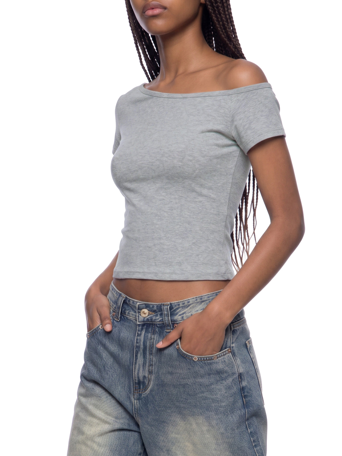 Flower Gray model women