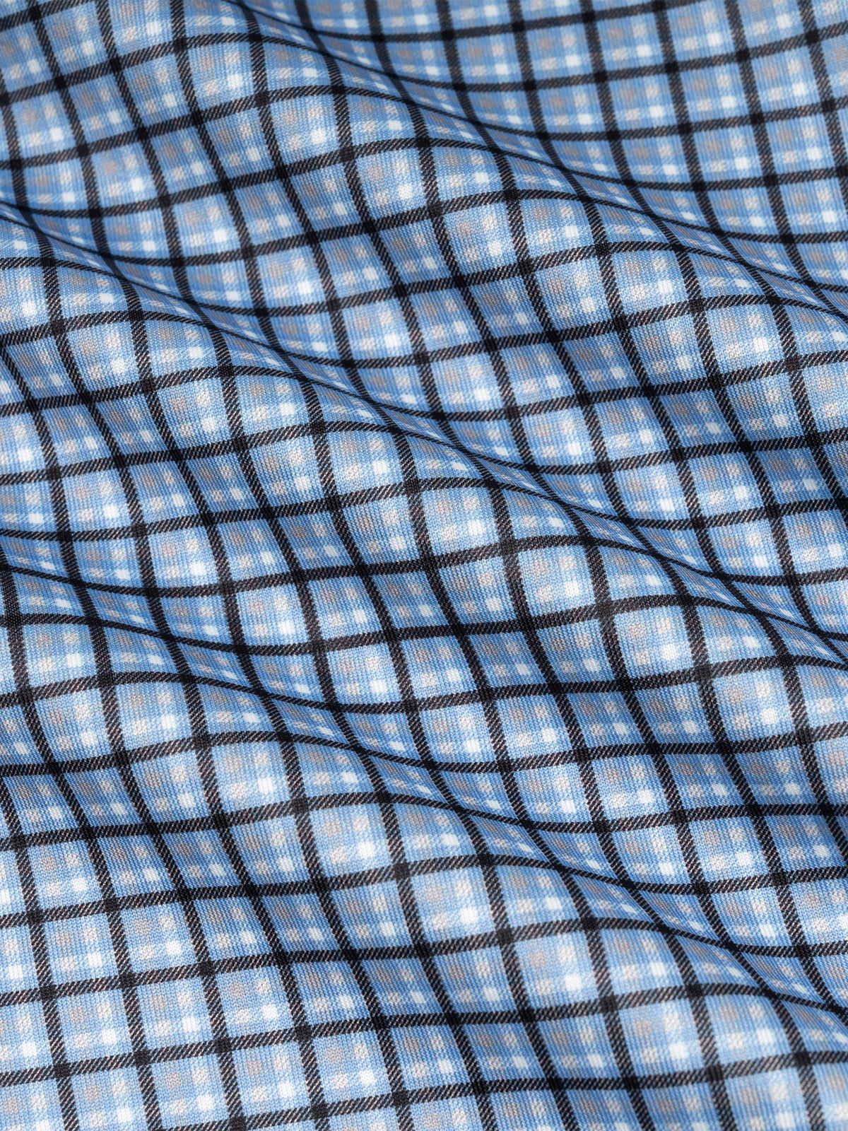 Sky Blue Plaid detail