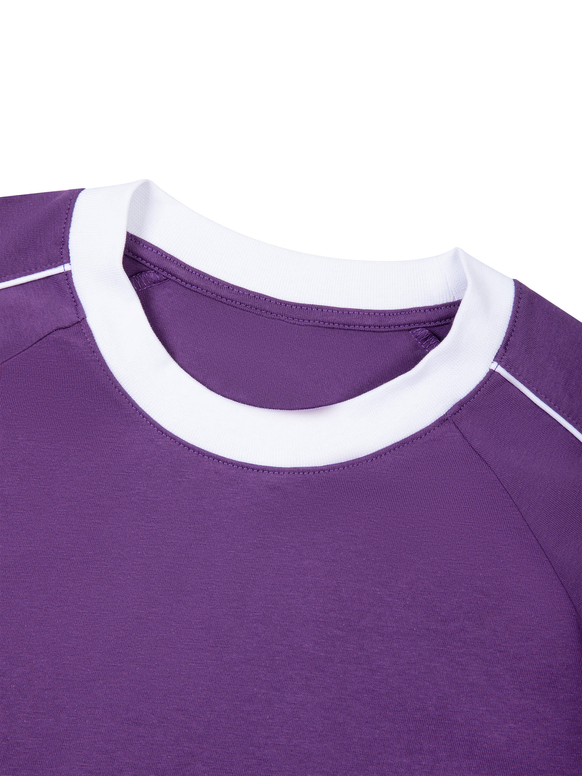Purple with White detail