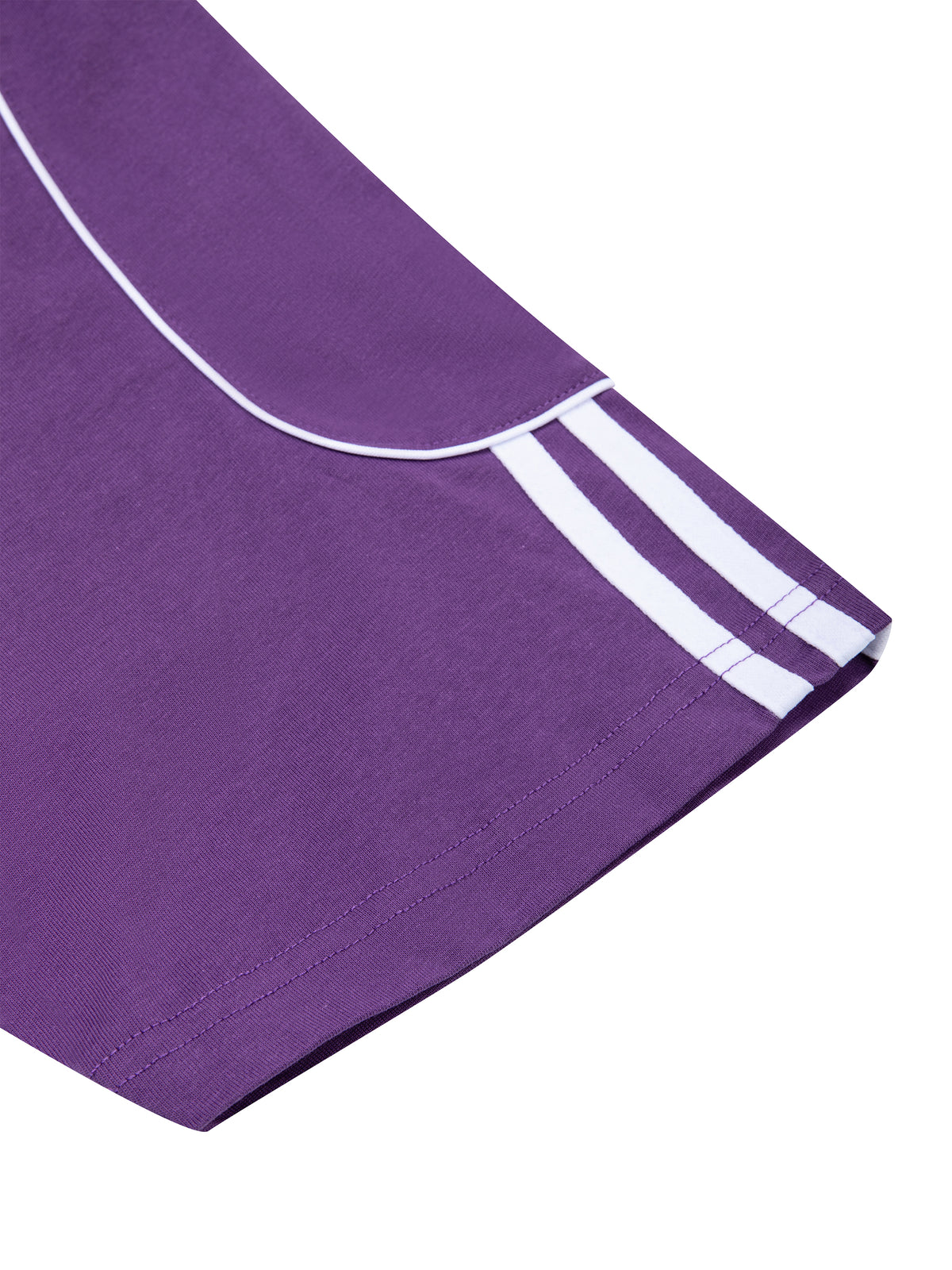 Purple with White detail