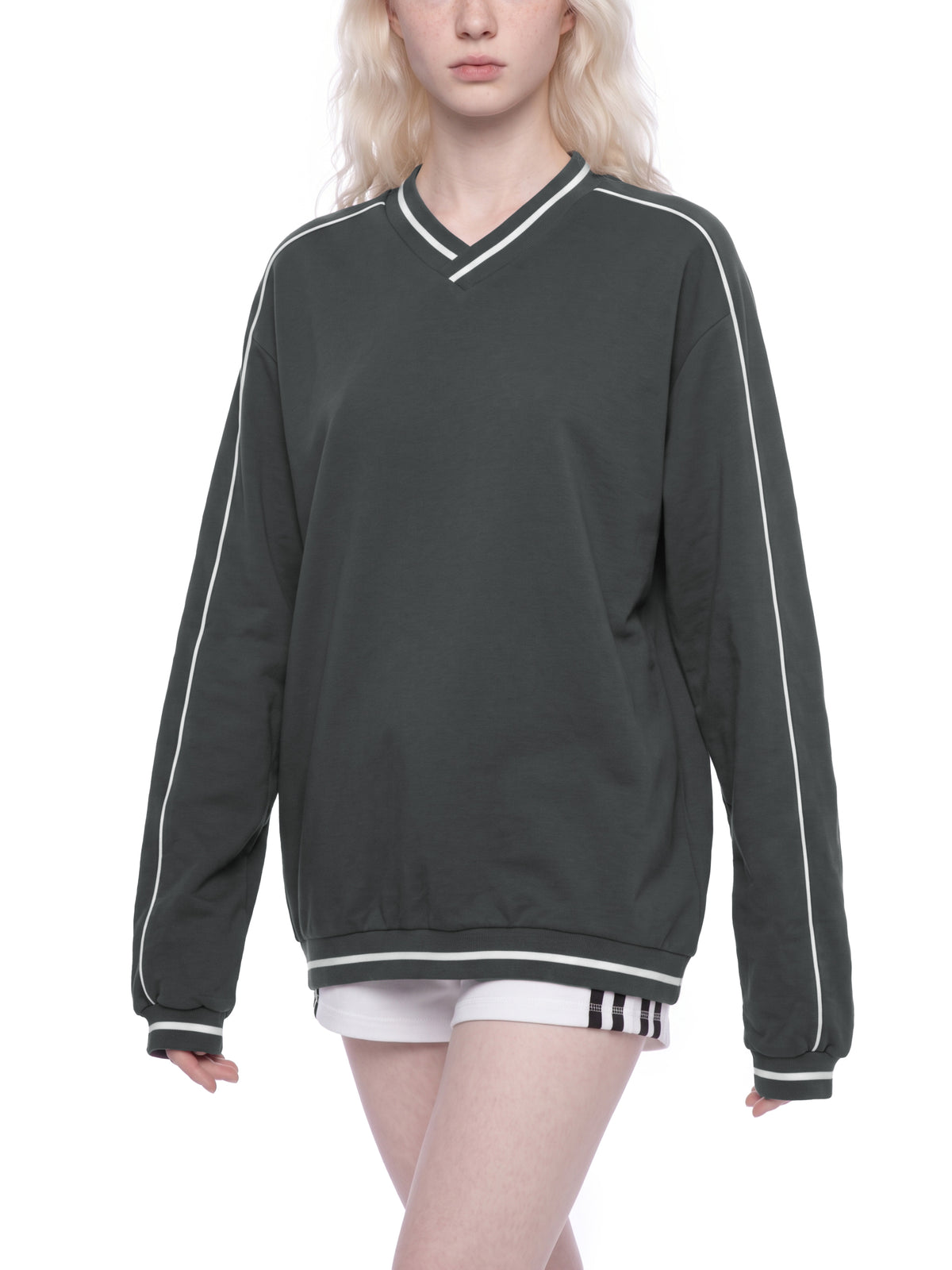 Dark Gray model women