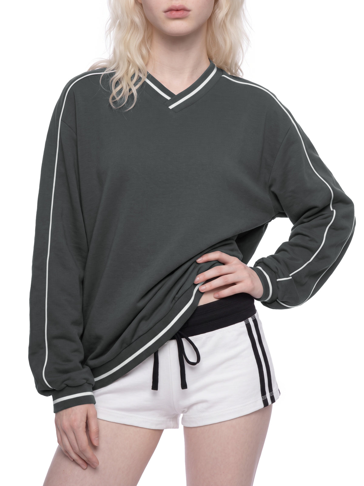 Dark Gray model women