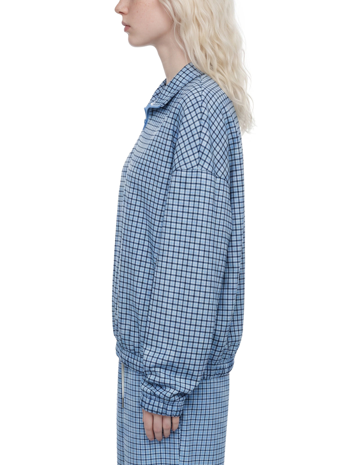 Sky Blue Plaid side women