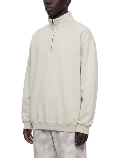 Vintage Wash Quarter-Zip Fleece Sweatshirt