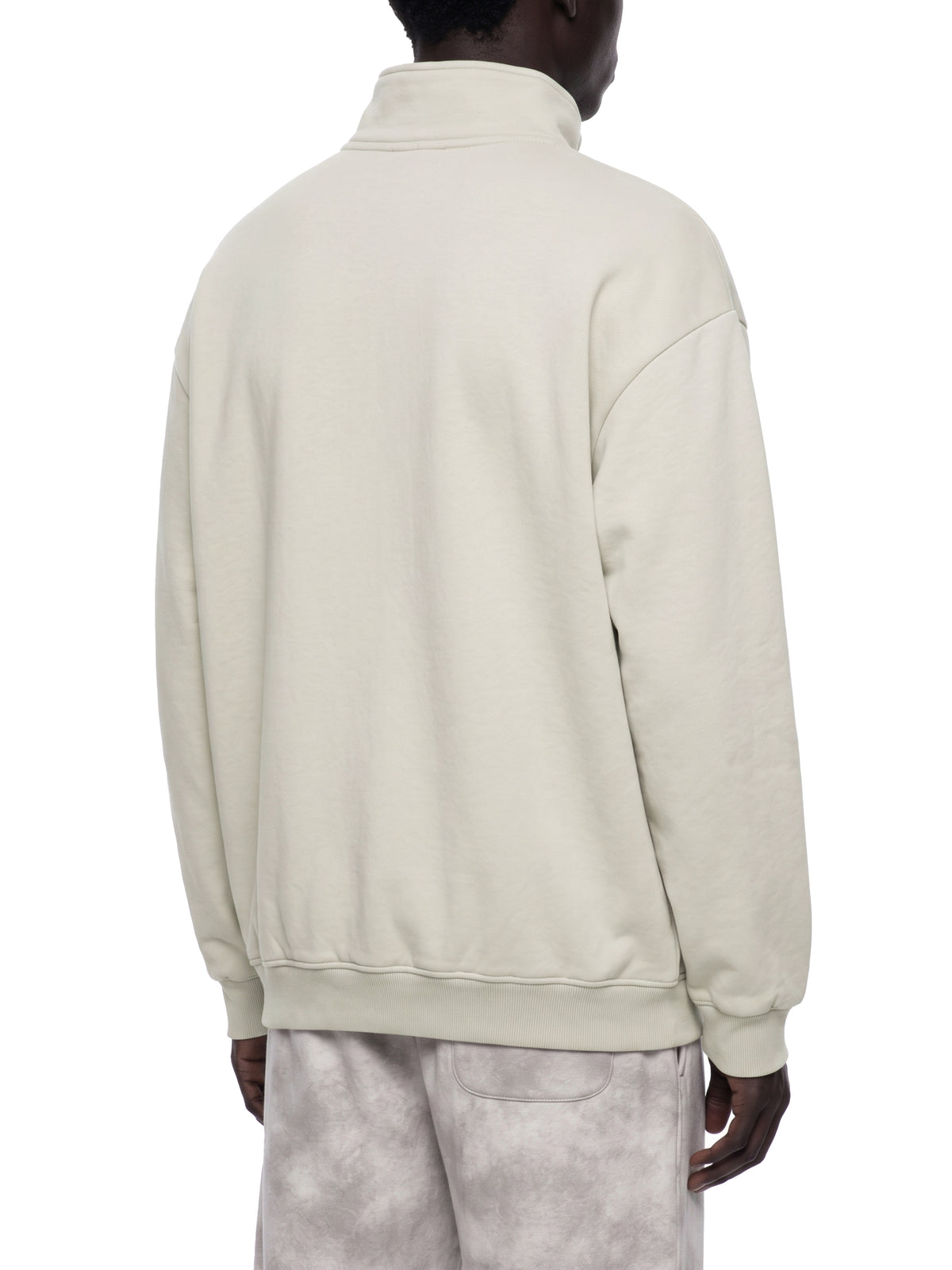 Vintage Wash Quarter-Zip Fleece Sweatshirt