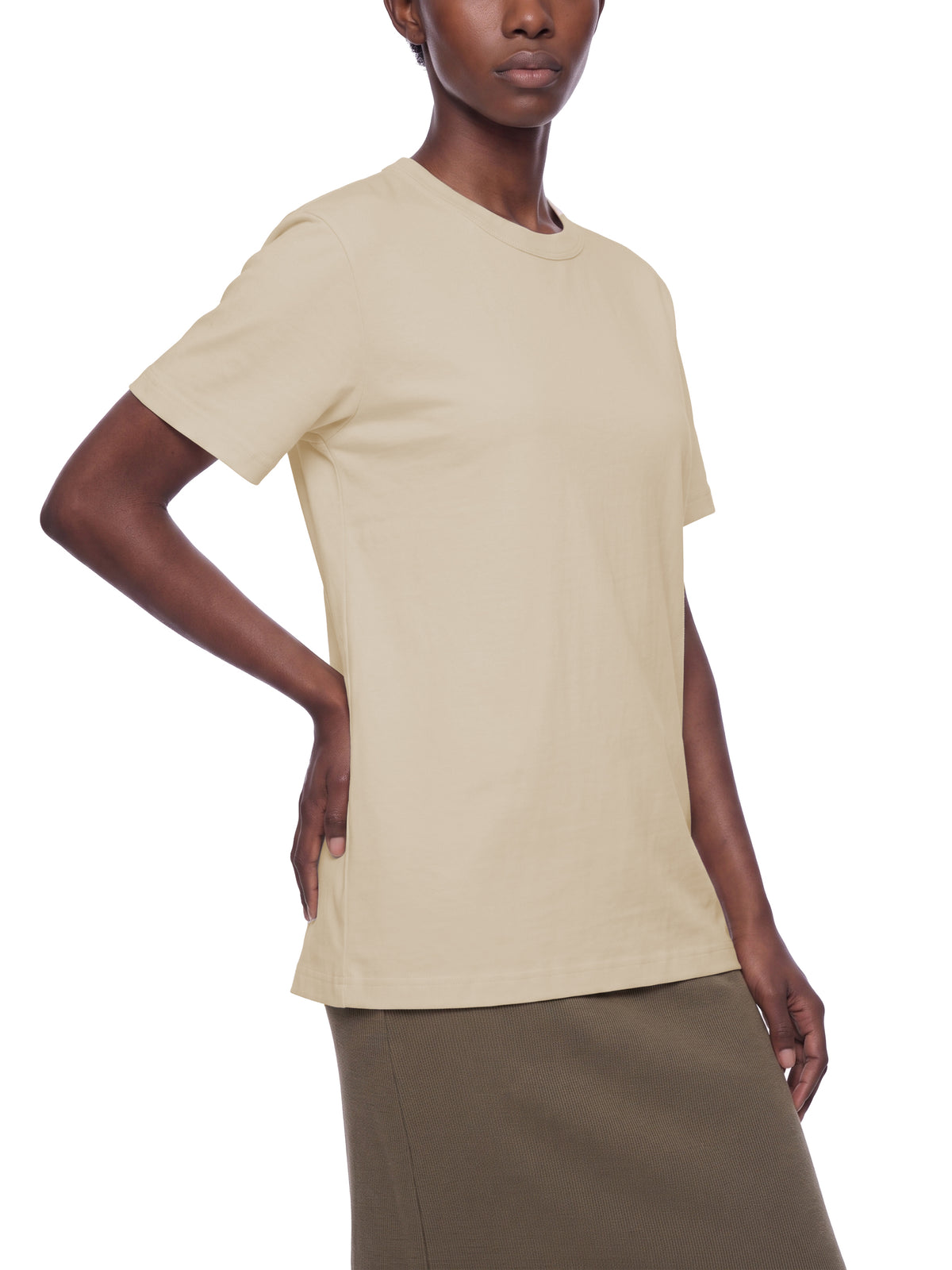 Pale Khaki model women