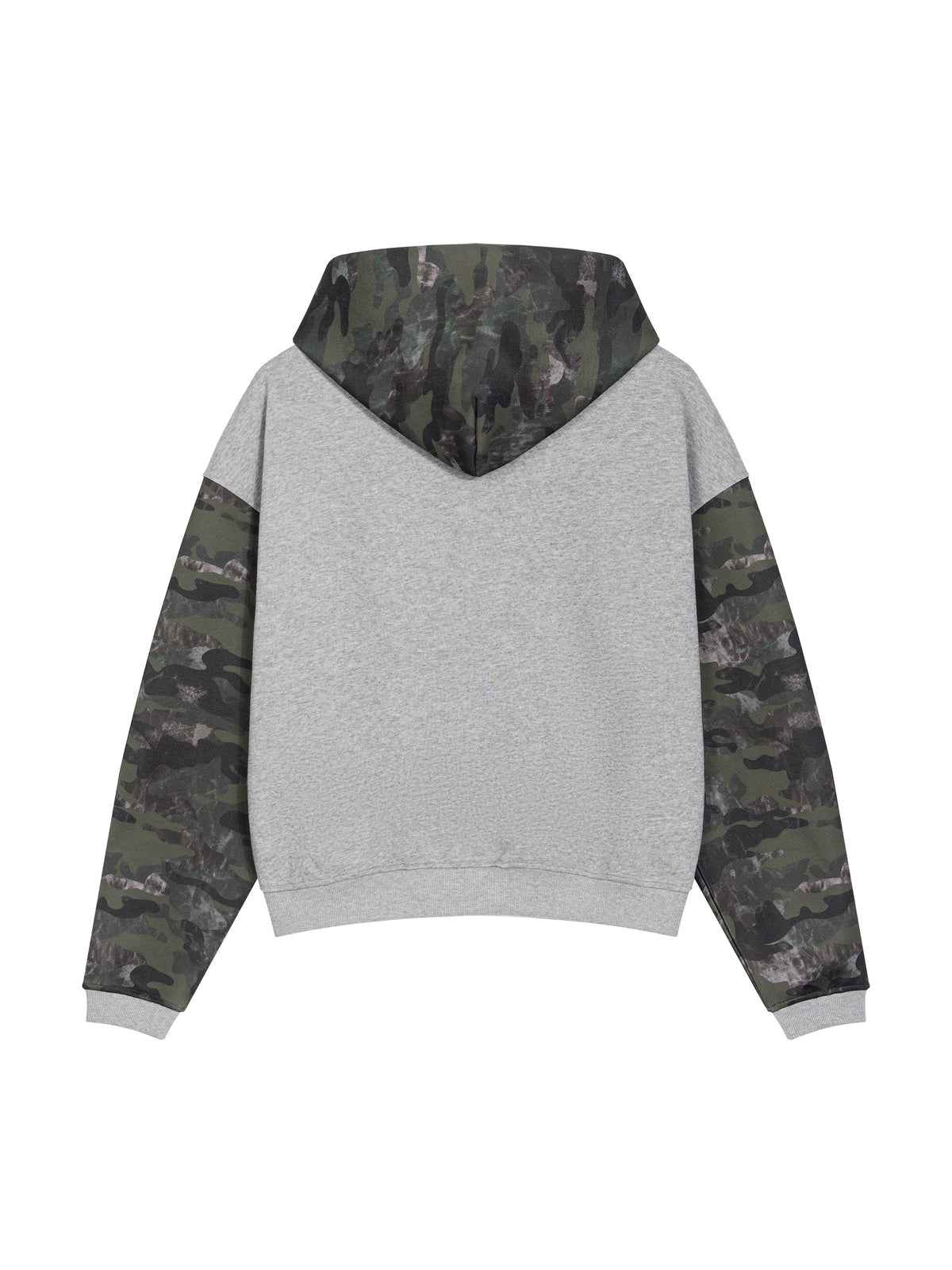 Flower Gray with Green Camo back