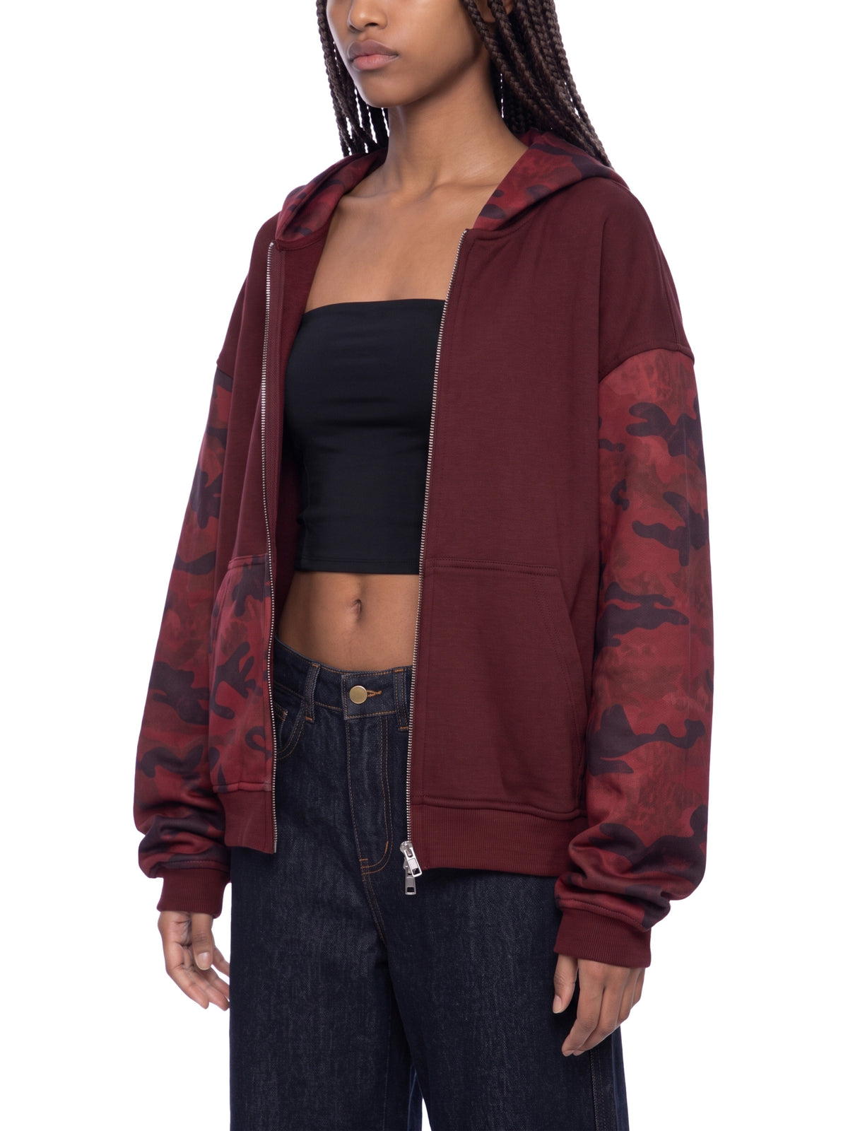 Wine Red with Red Camo model women