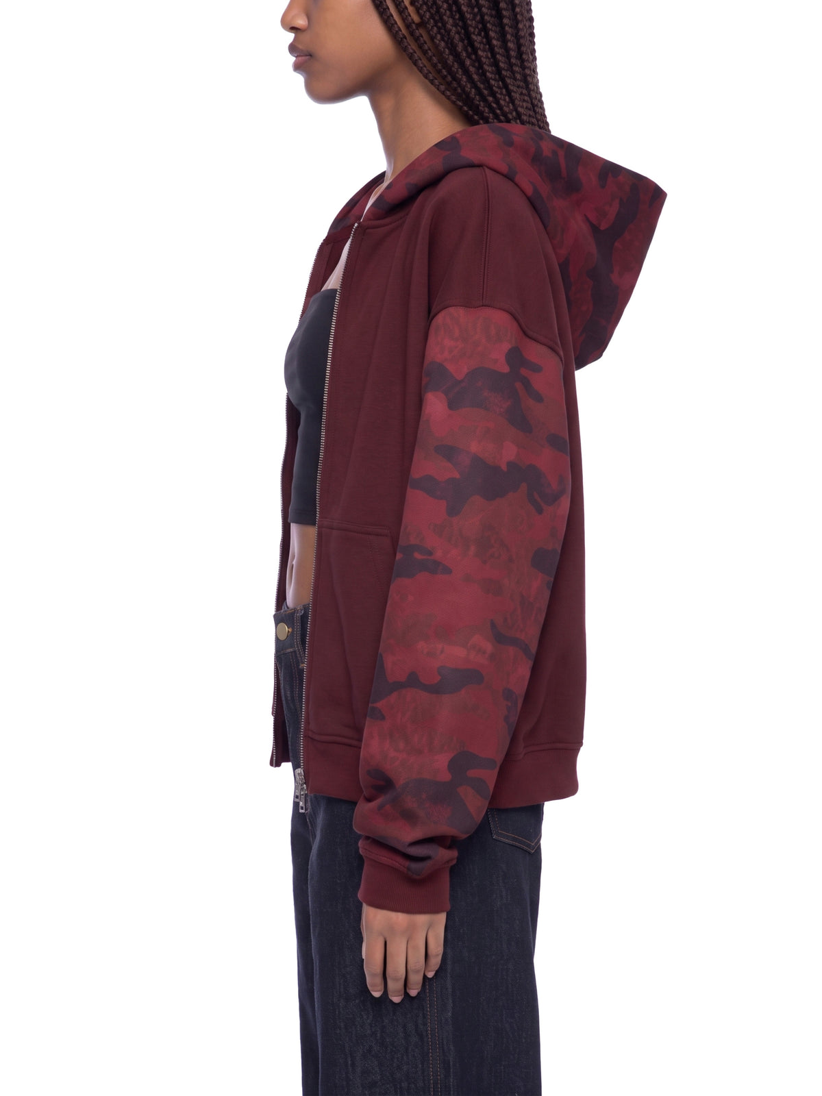 Wine Red with Red Camo model women