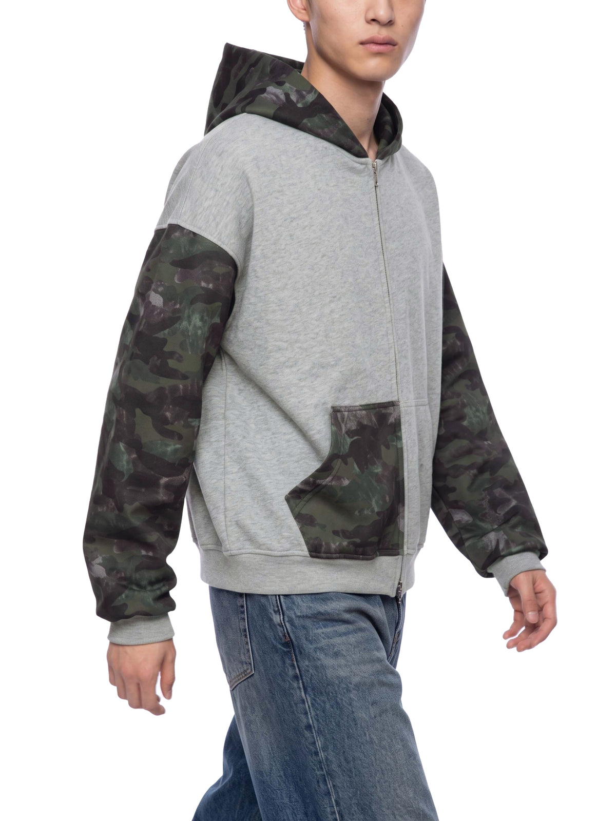 Flower Gray with Green Camo model men