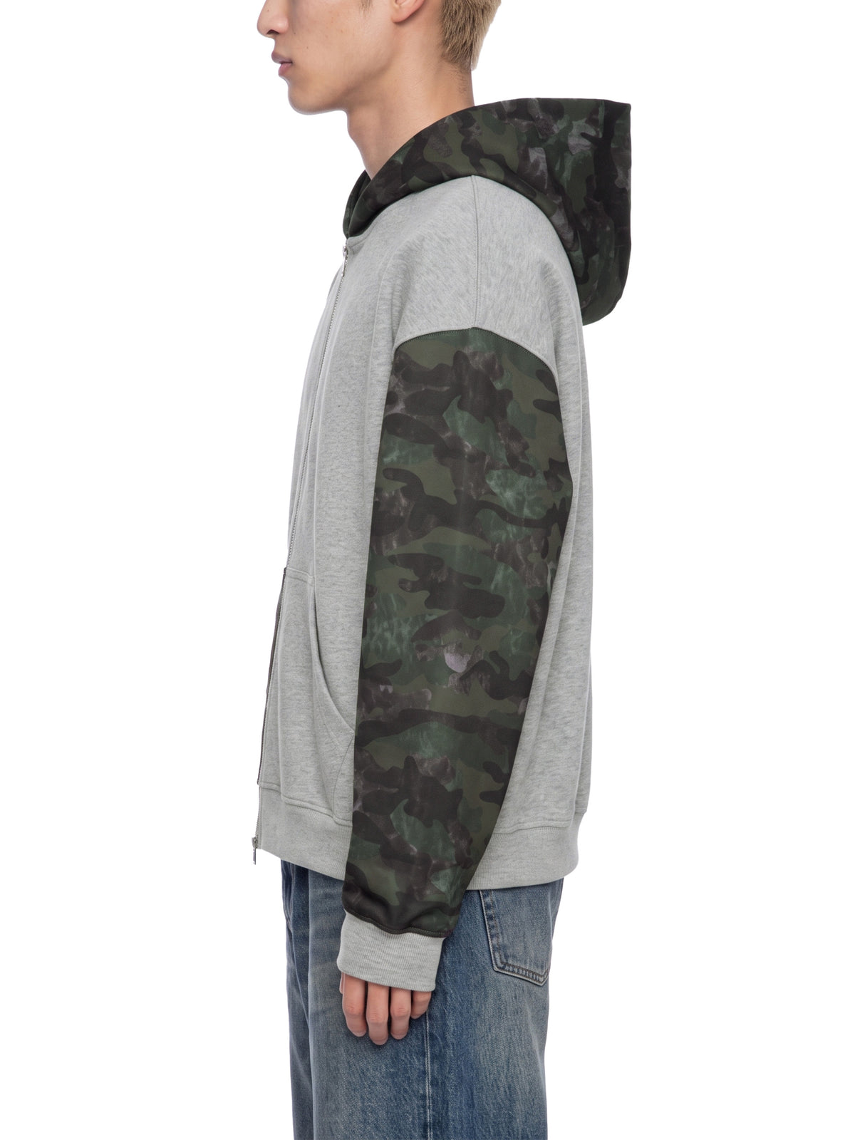 Flower Gray with Green Camo model men
