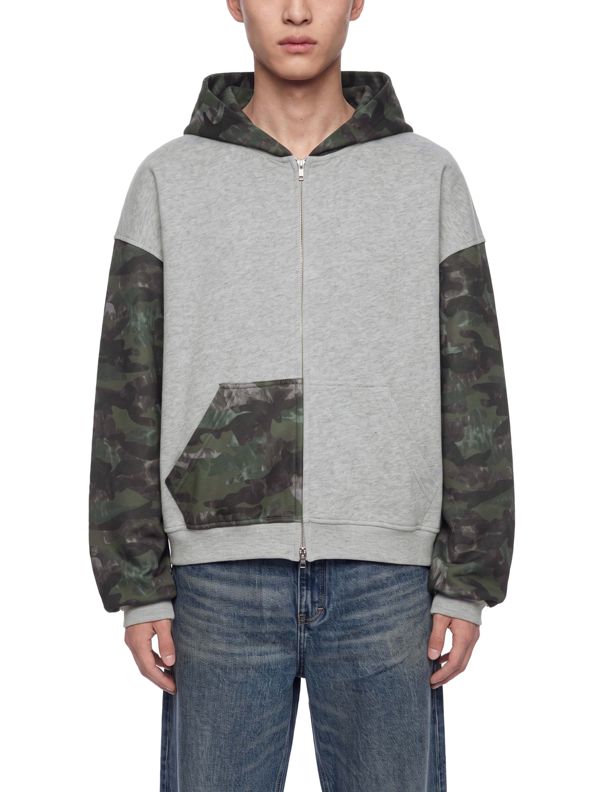 Flower Gray with Green Camo model men