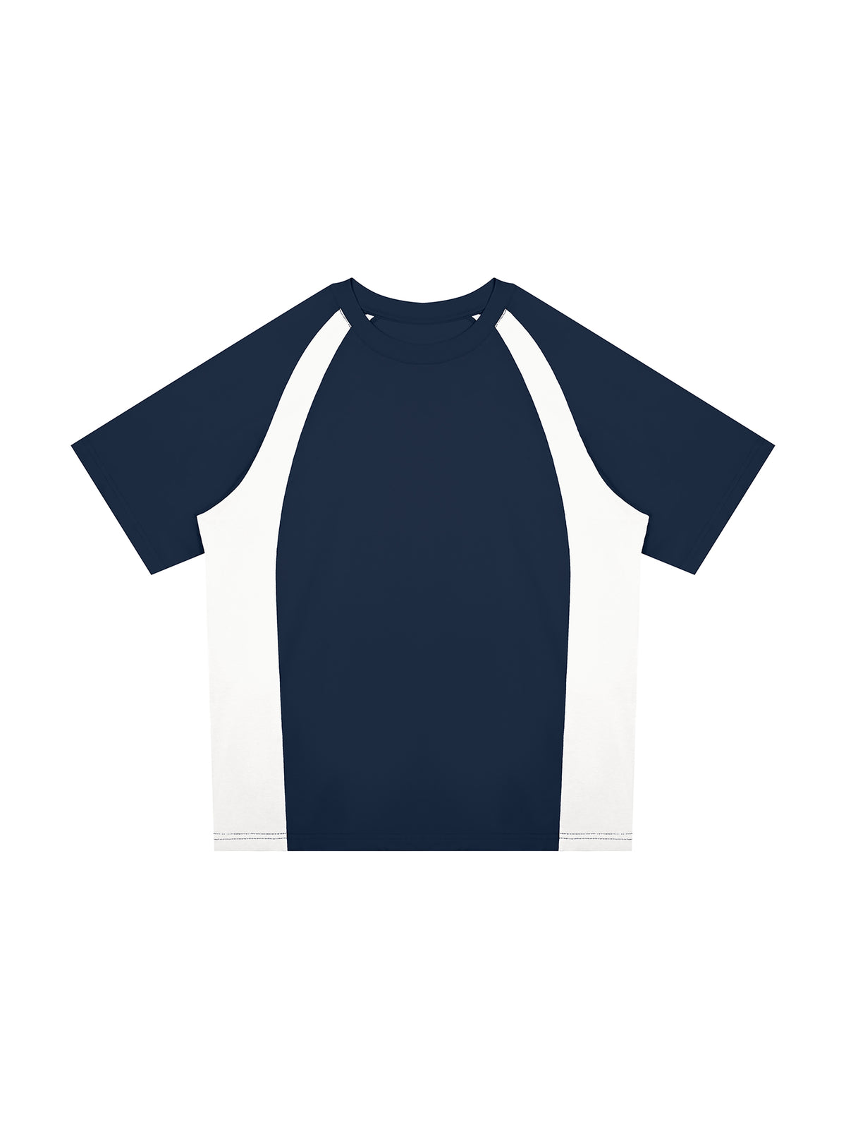 Navy Blue with White