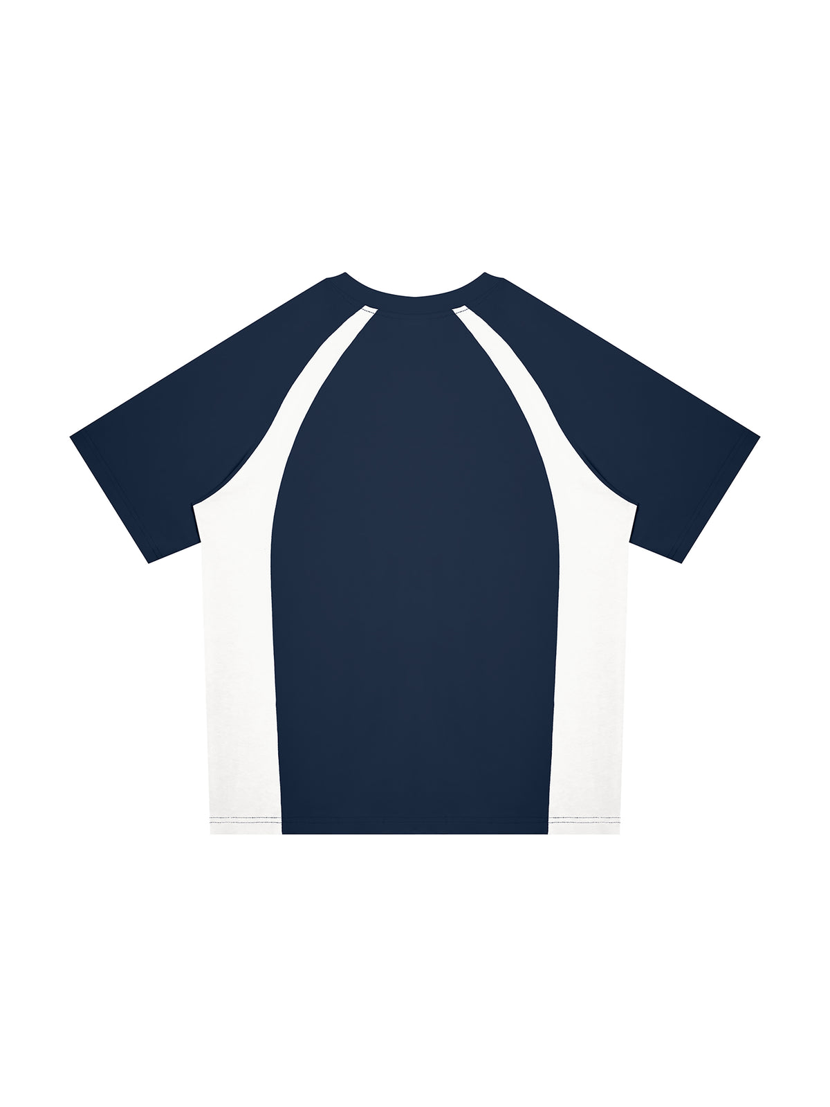 Navy Blue with White