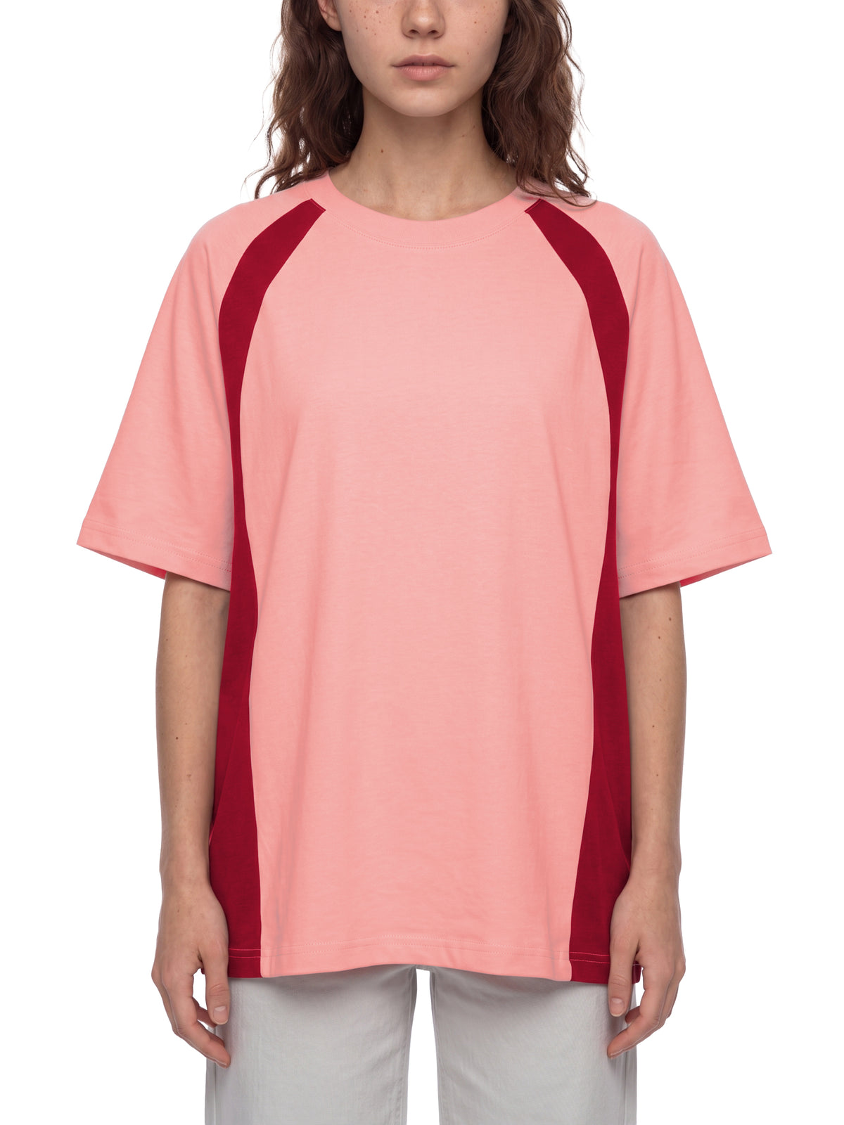 Pink with Wine Red model women