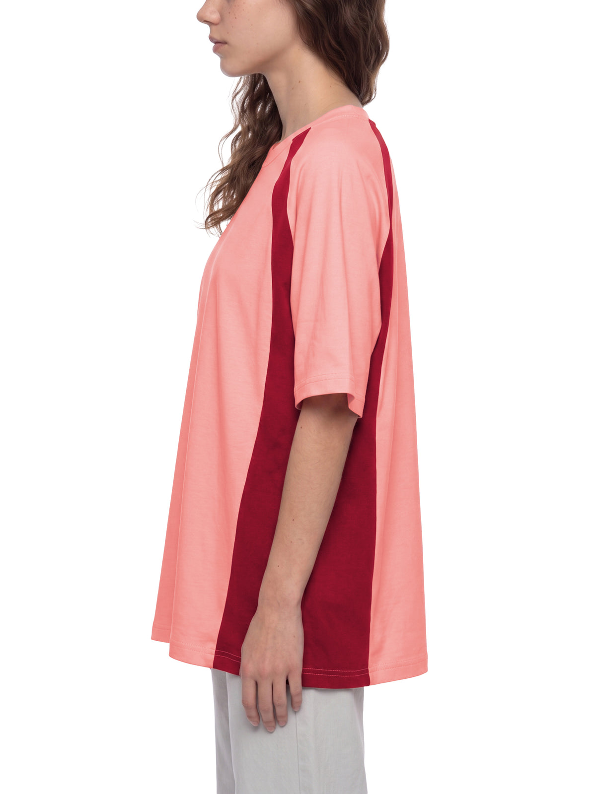 Pink with Wine Red model women