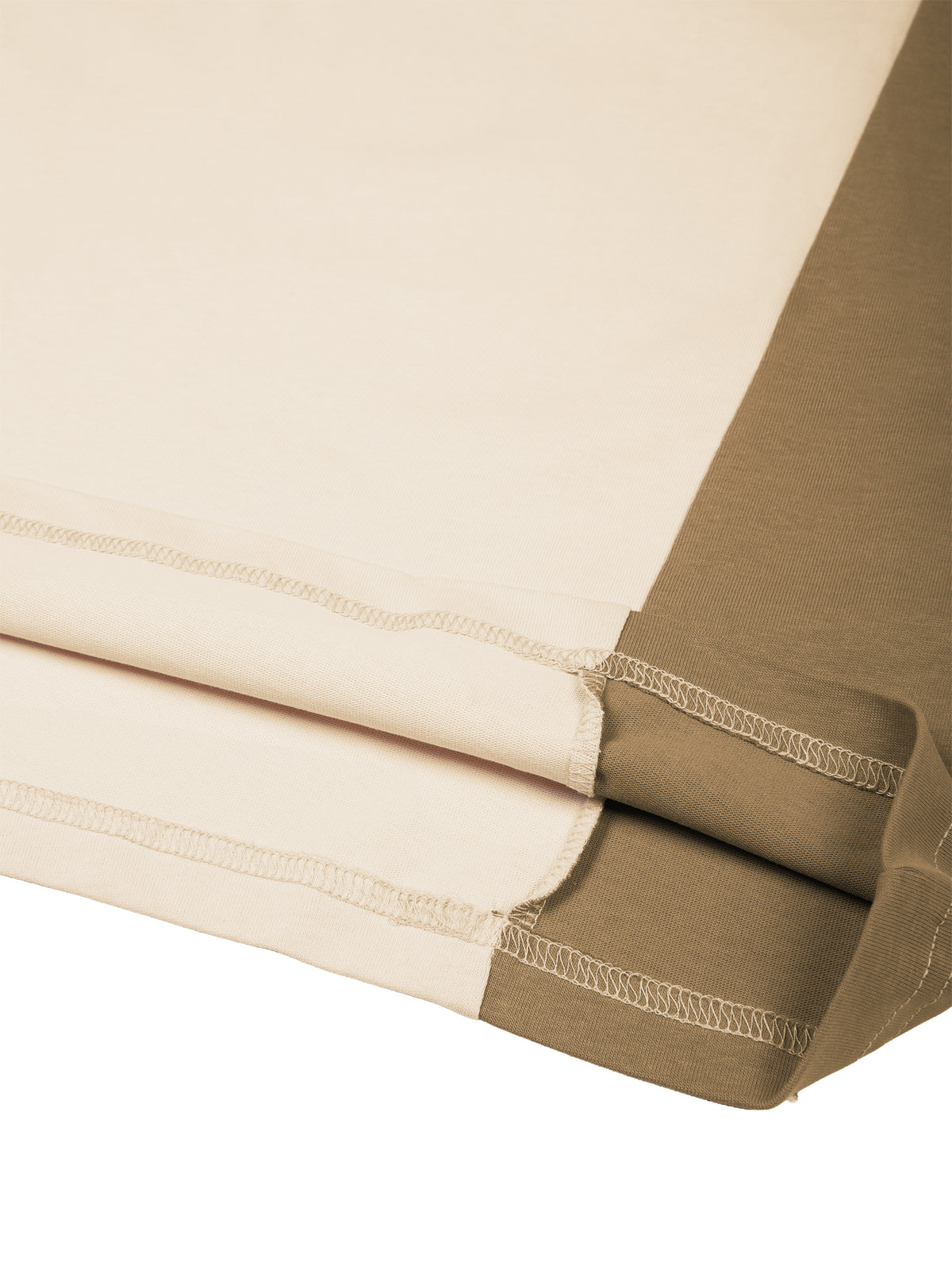 Beige Camel with Khaki detail