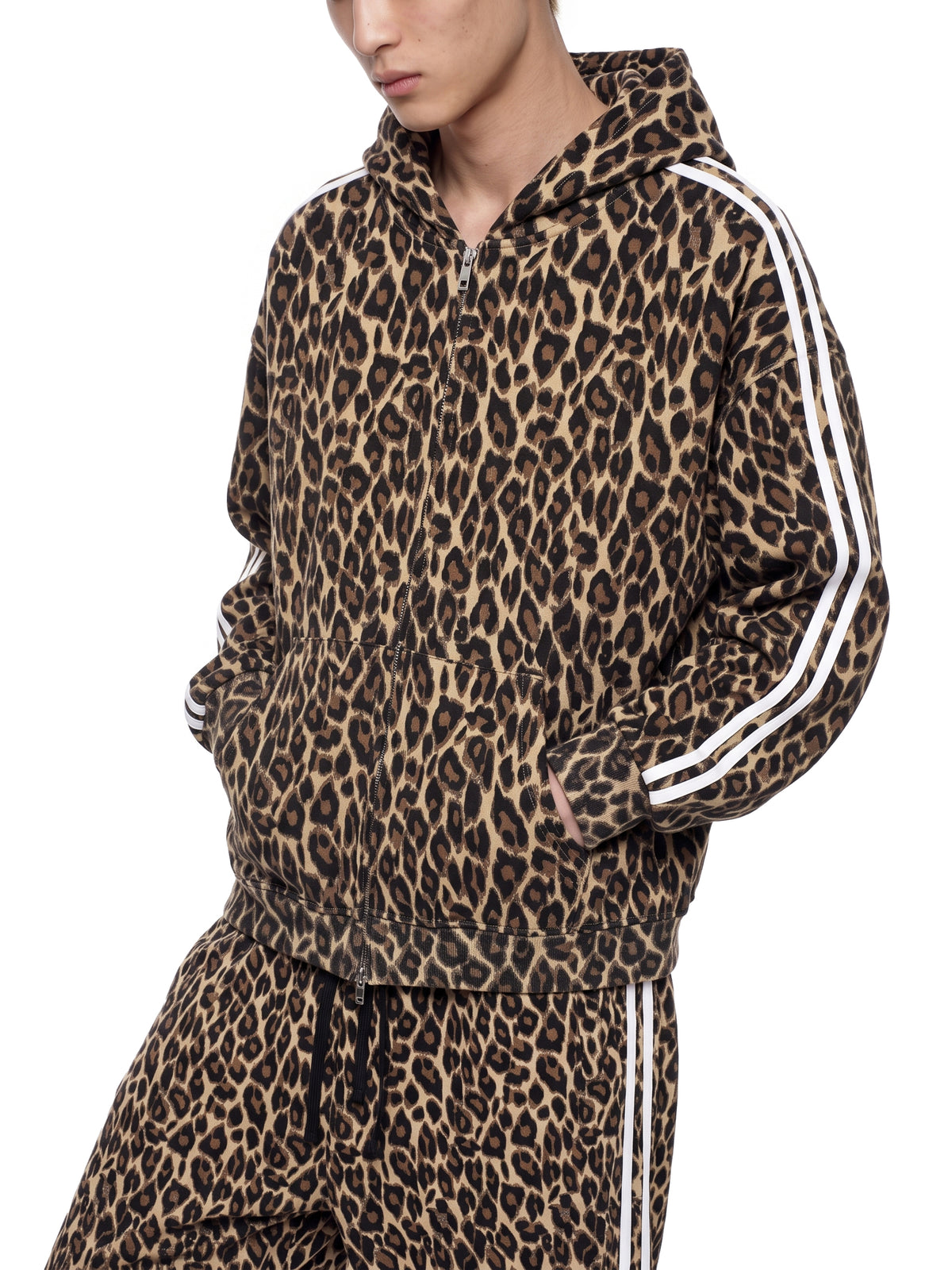 Leopard Full Zip Hoodie