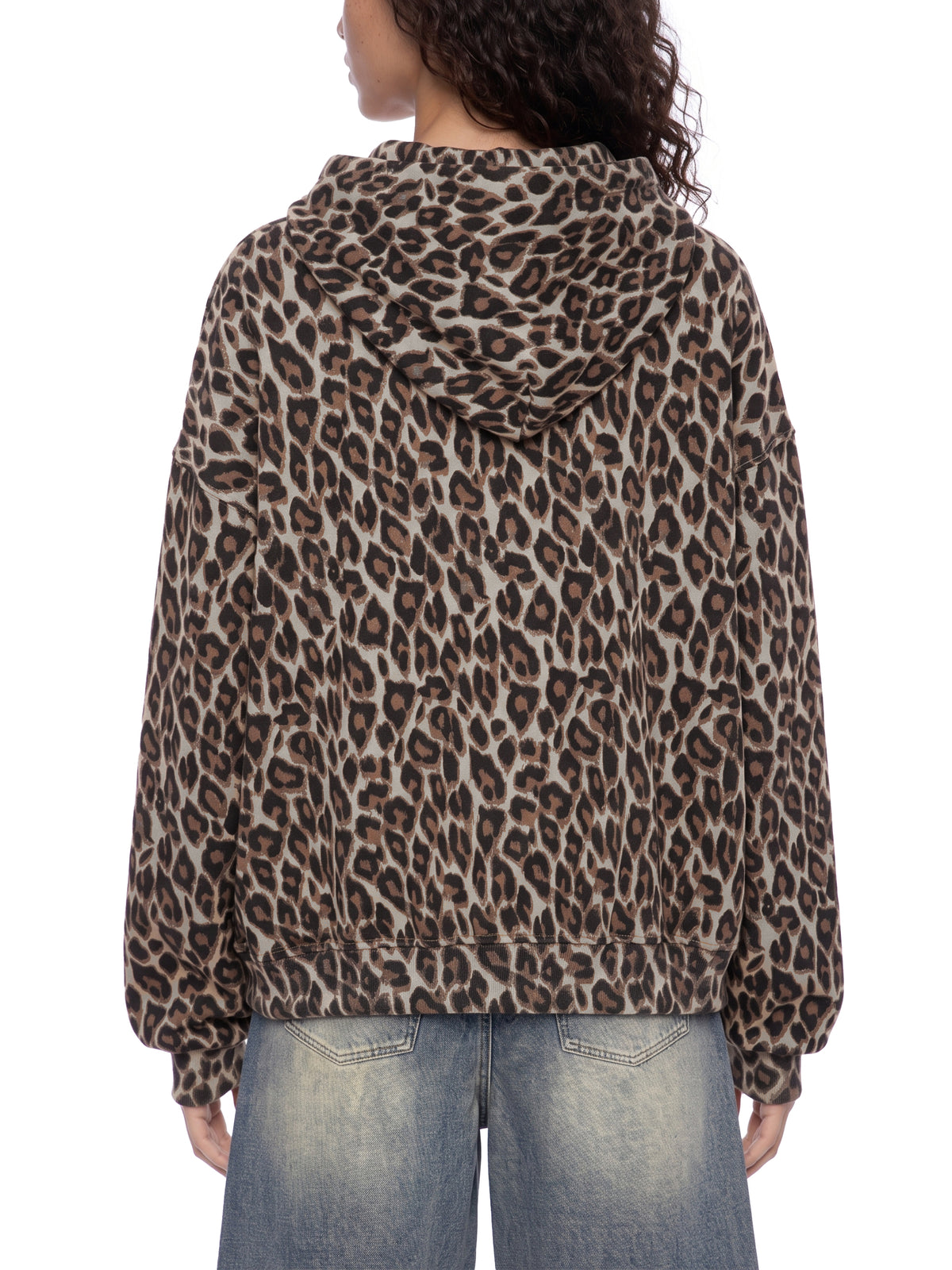 Leopard Coffee model women