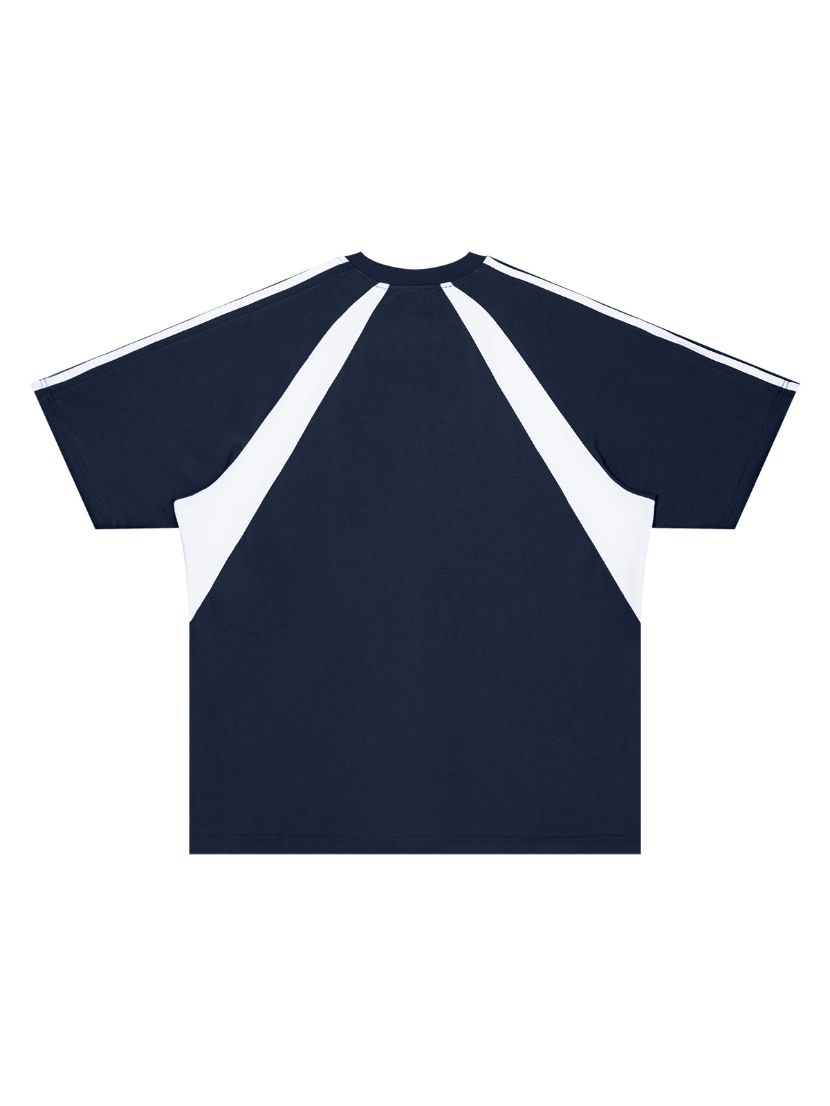 Navy Blue with White