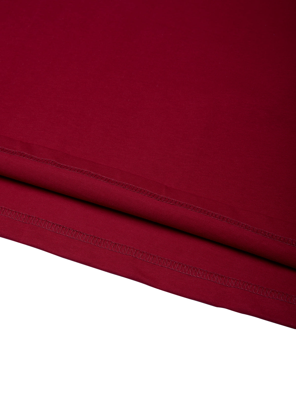 Wine Red with White