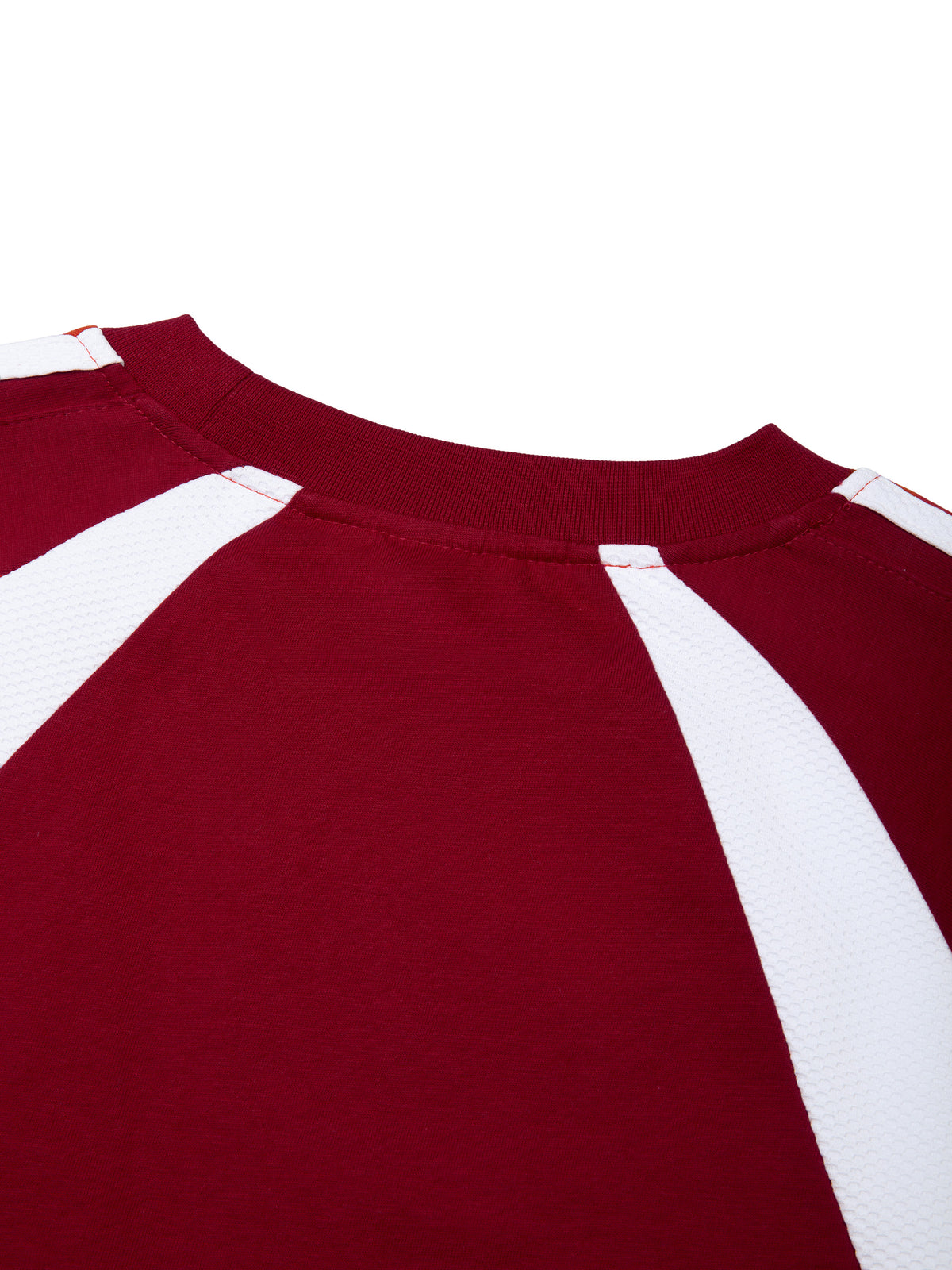 Wine Red with White