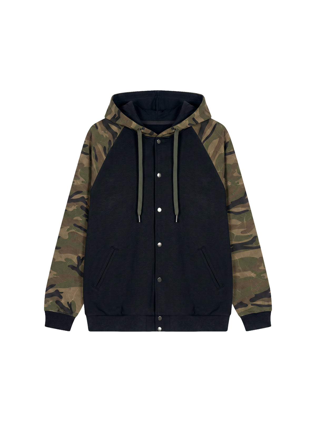 Black with Green Camo