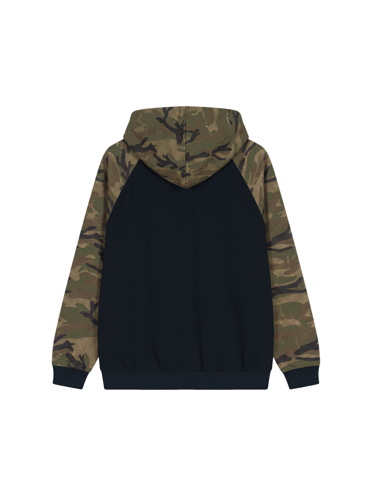 Black with Green Camo back