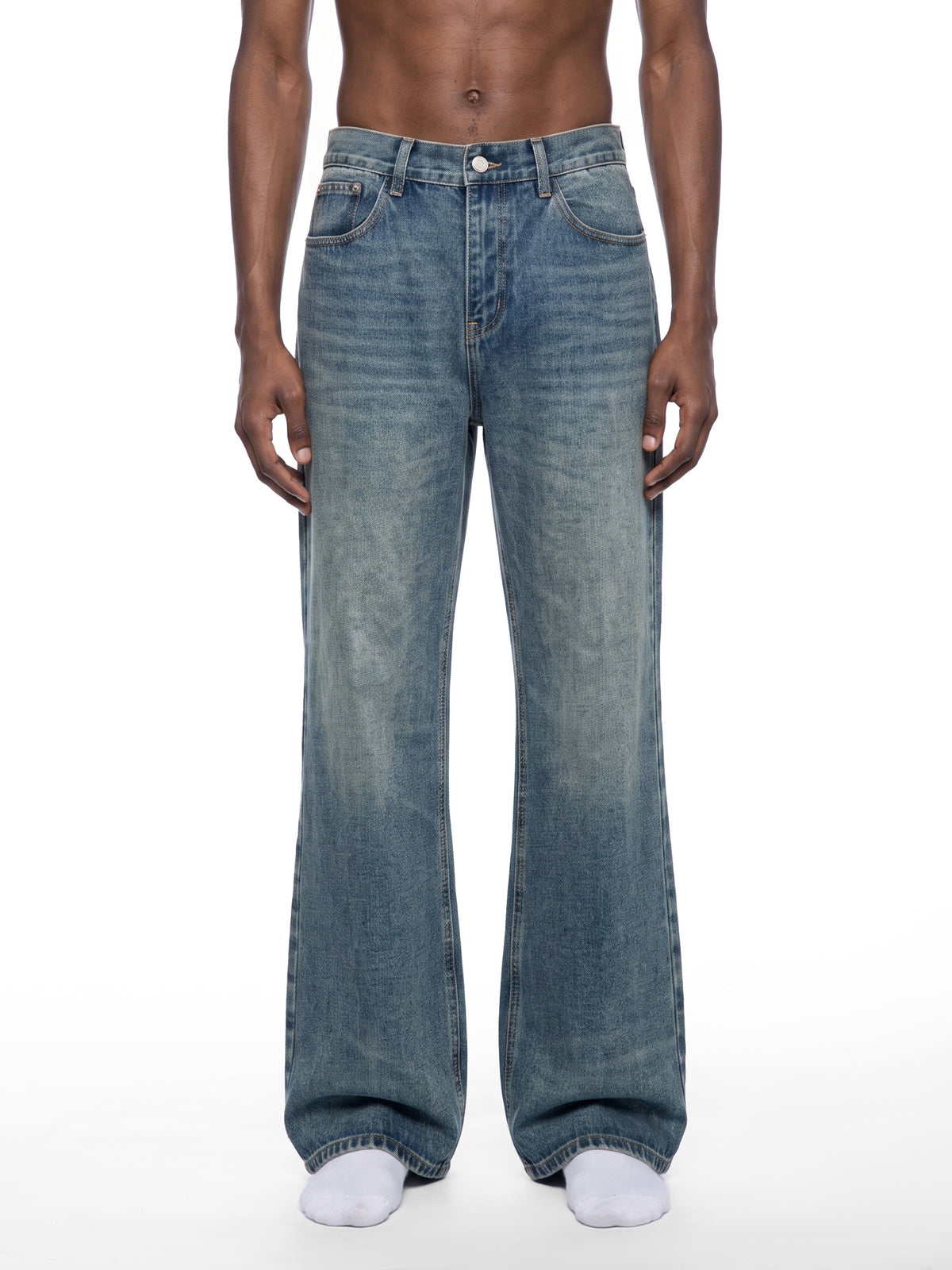 Washed Blue model men