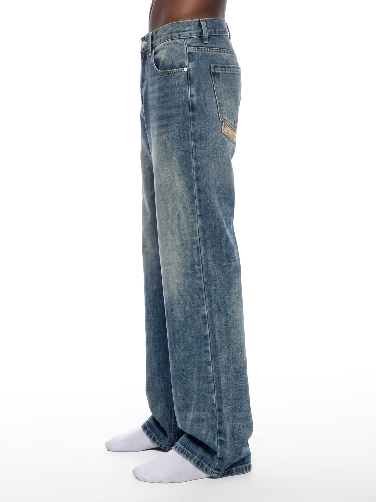 Washed Blue model men