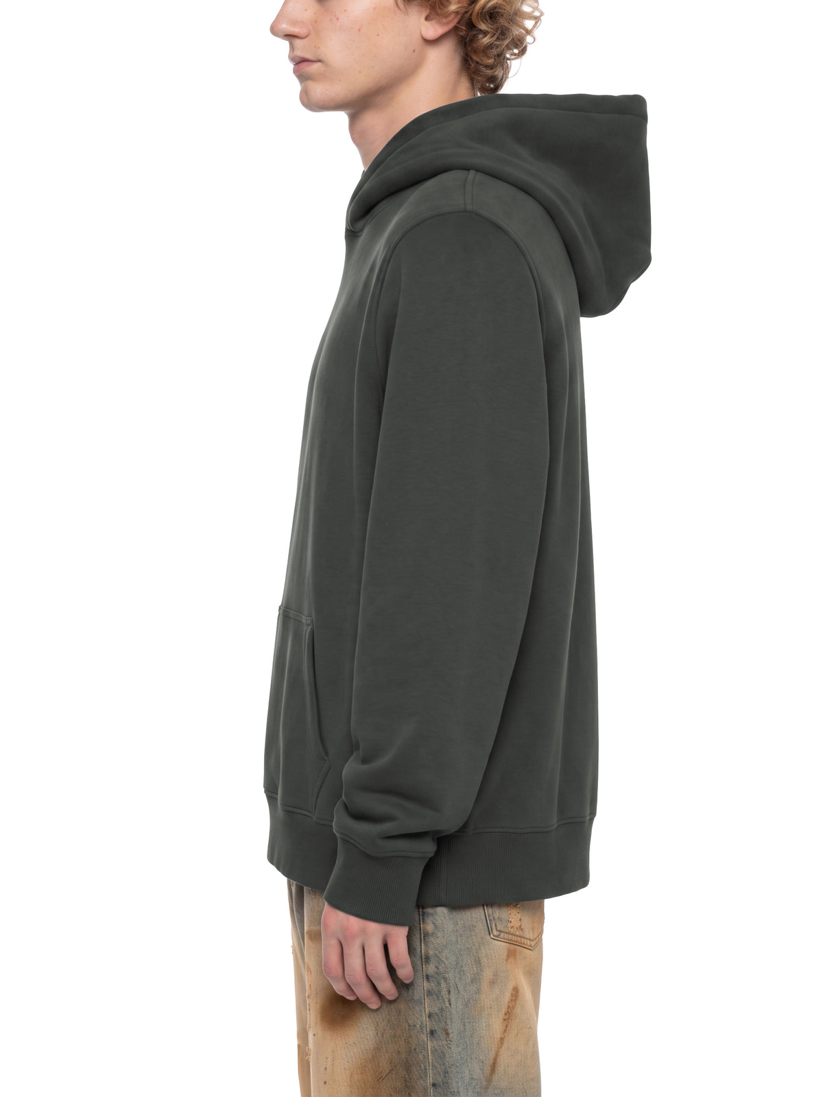 Fleece Regular Shoulder Hoodie