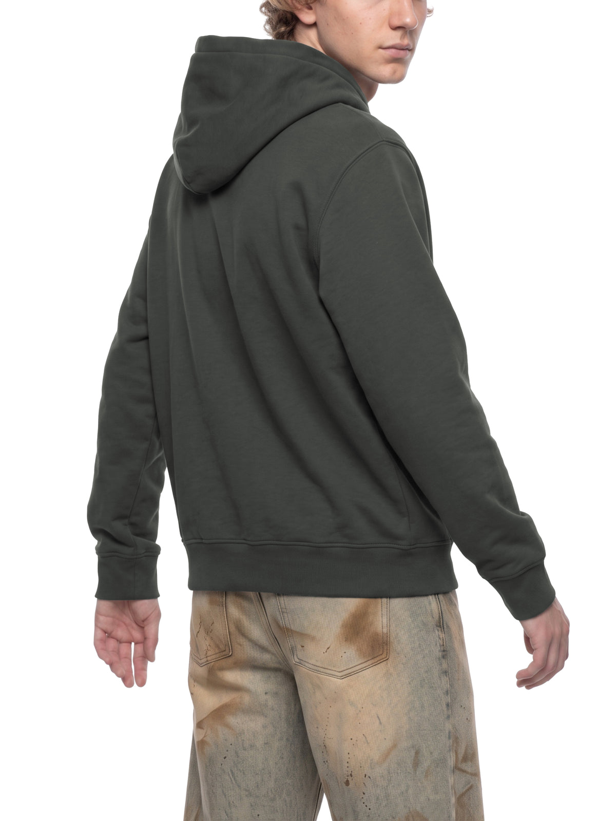 Fleece Regular Shoulder Hoodie