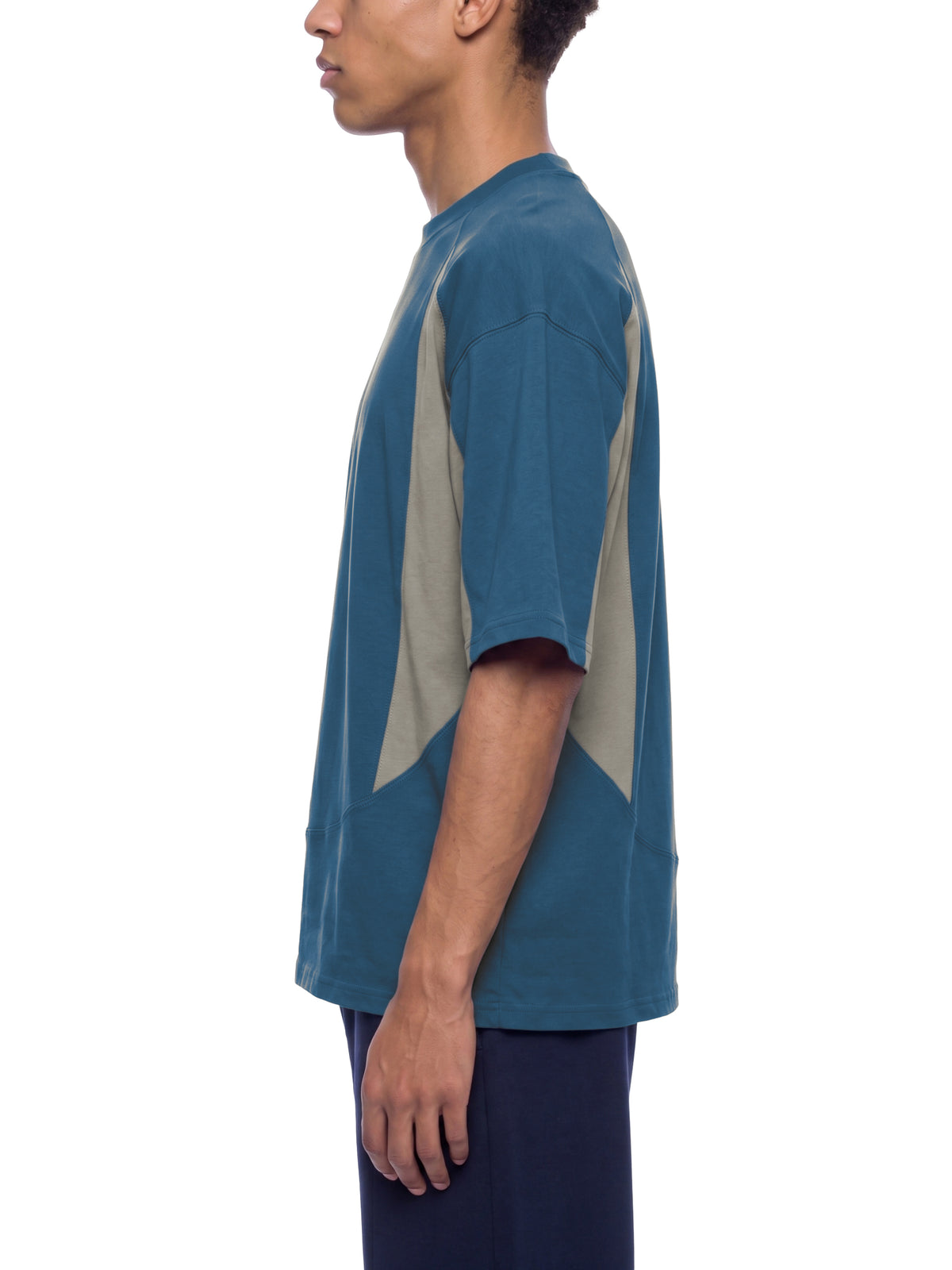 Color Block Paneling T-Shirt