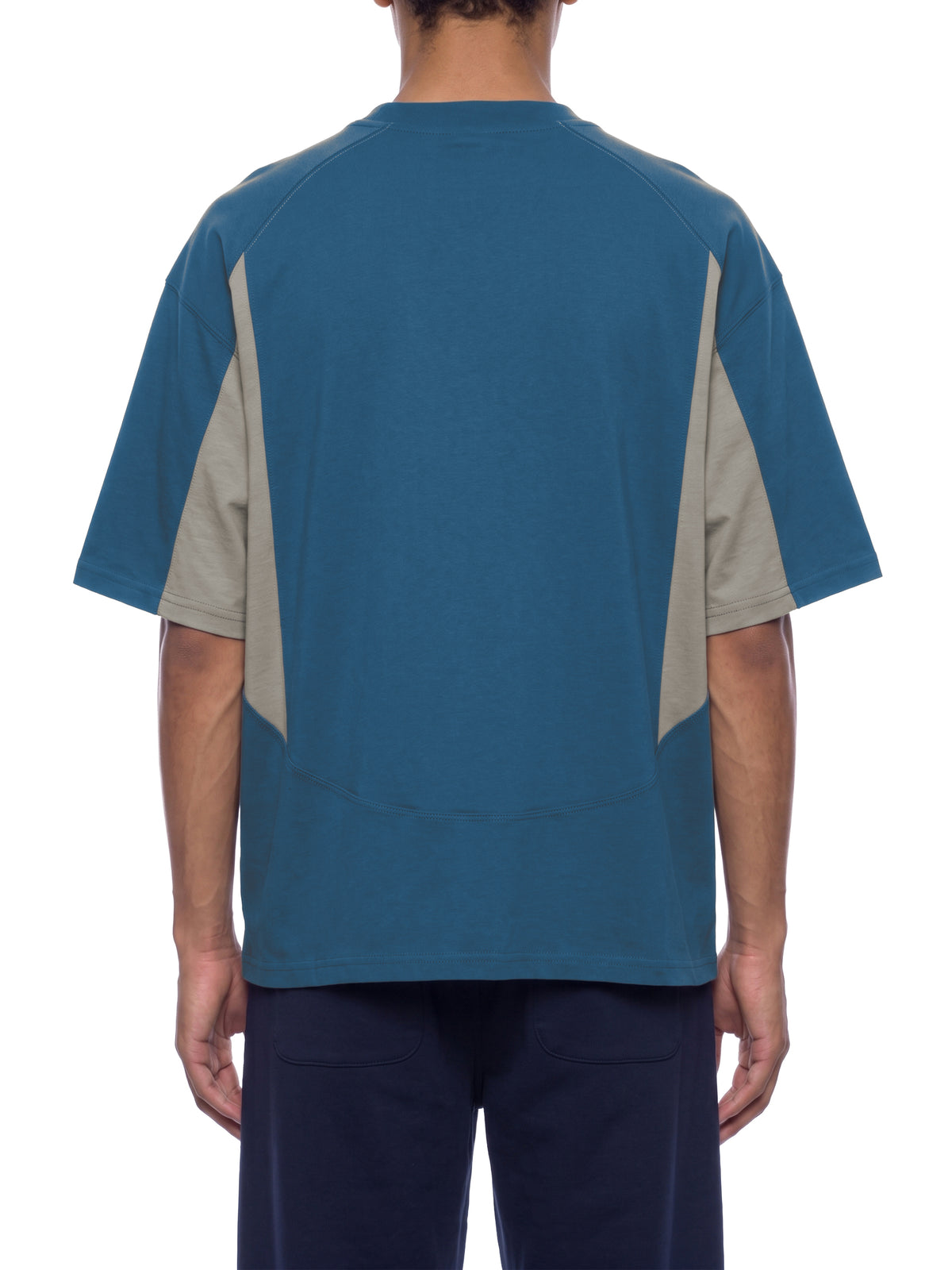 Navy Blue with Gray model men