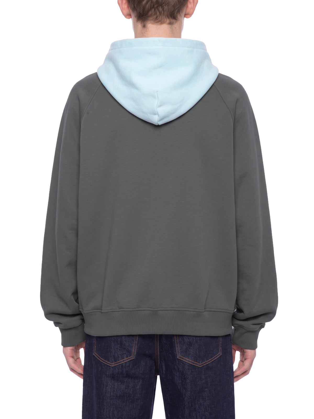 Dark Gray with Light Blue model men