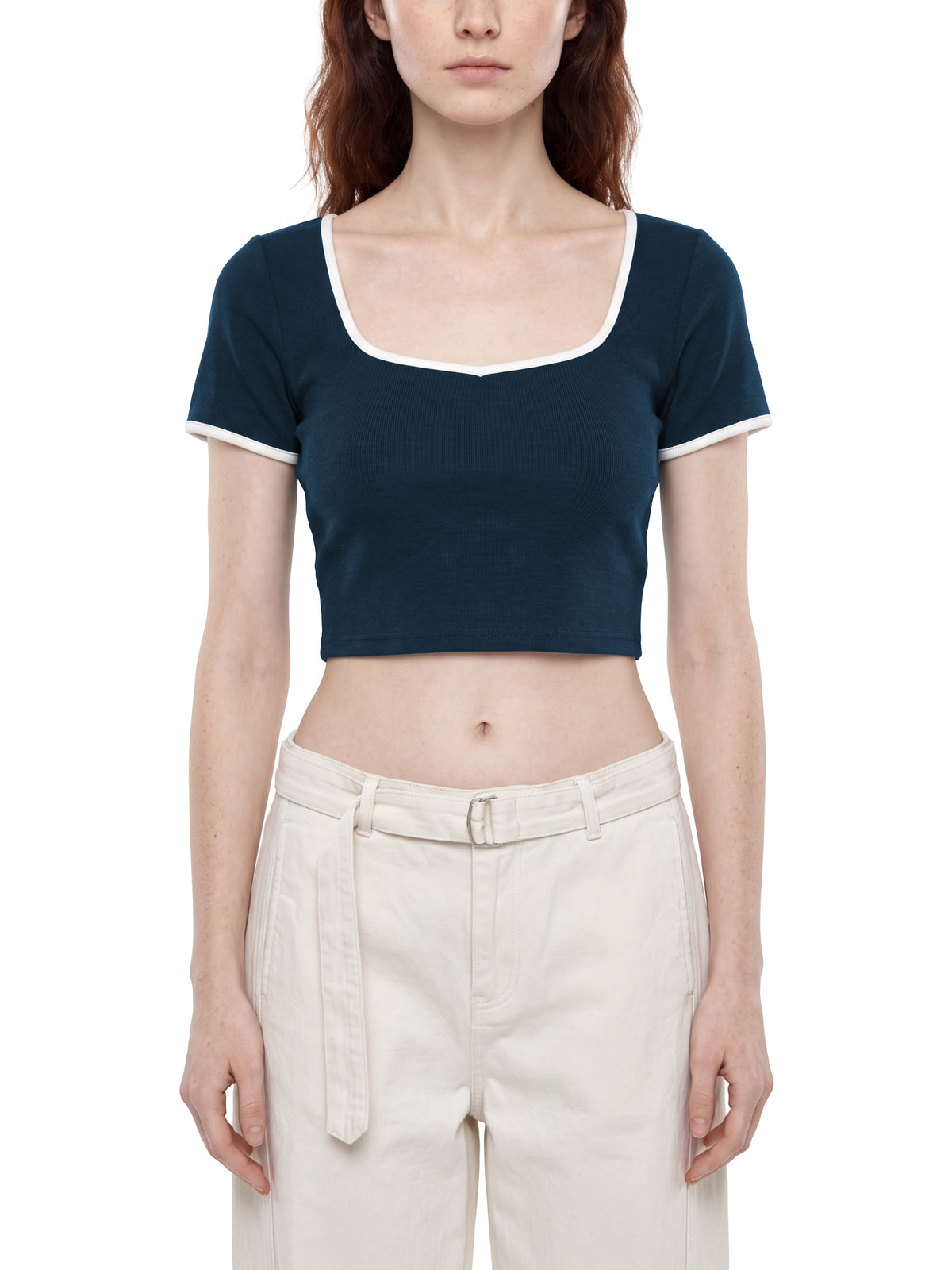 Ringer Crop T-Shirt