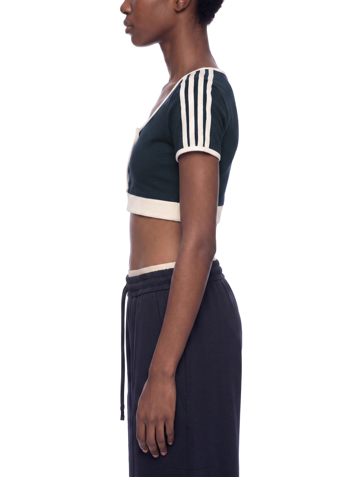Midweight Ringer Crop T-Shirt