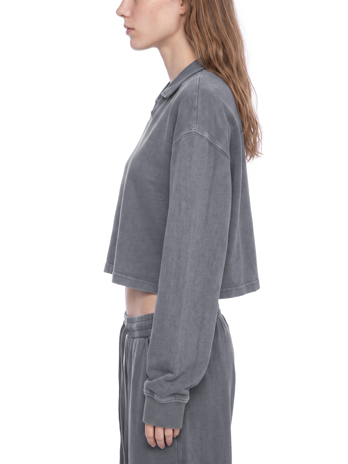 Vintage Wash Crop Sweatshirt