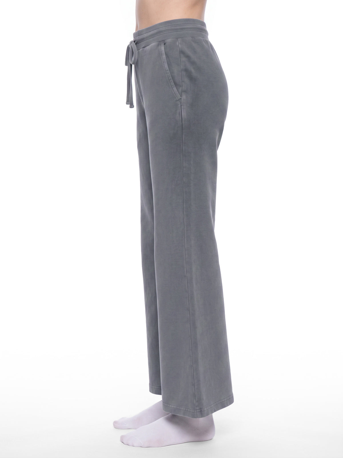 Vintage Wash Flared Sweatpants