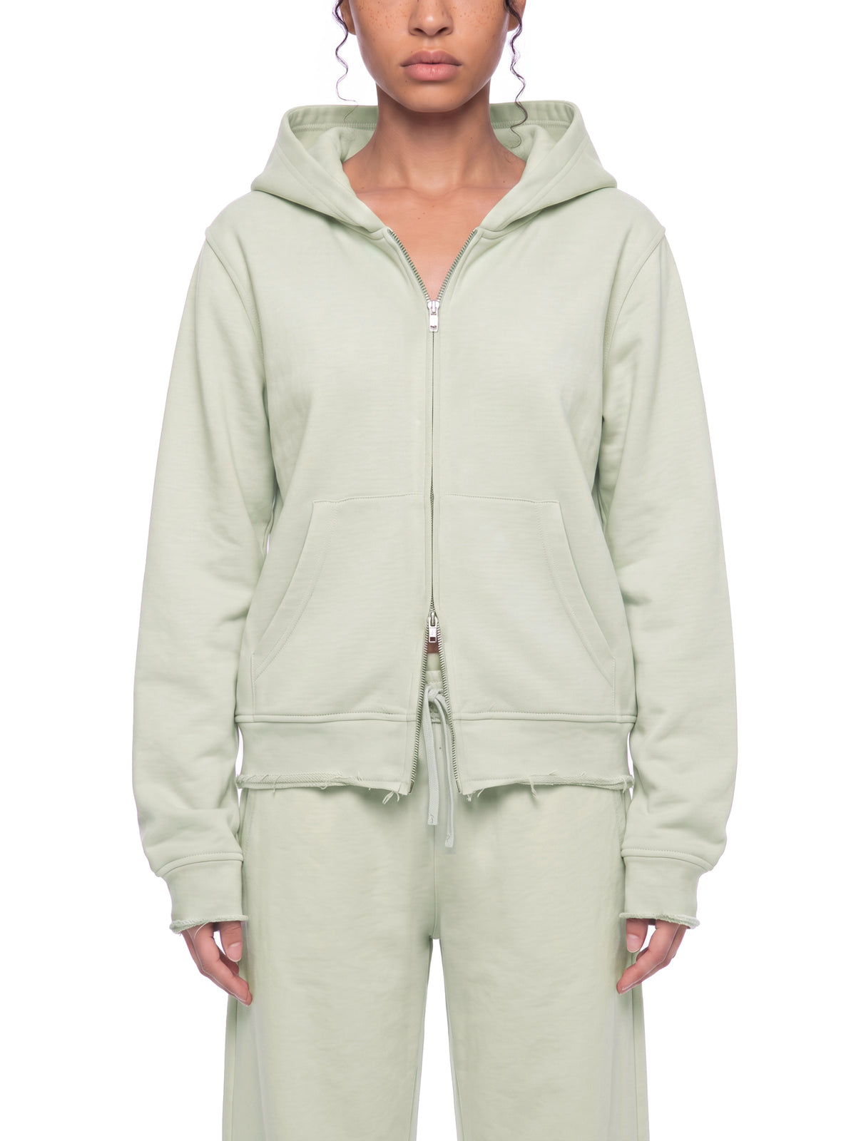 White Gray model women