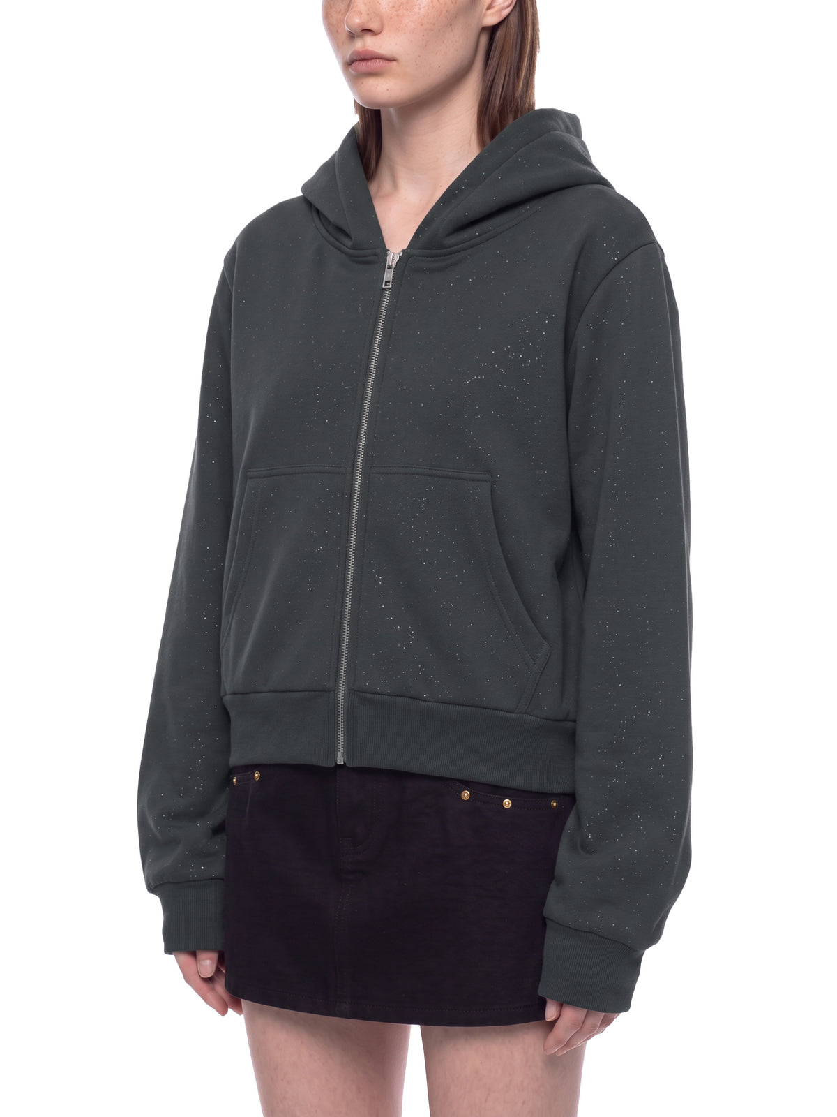 Sparkle Fleece Zip Hoodie