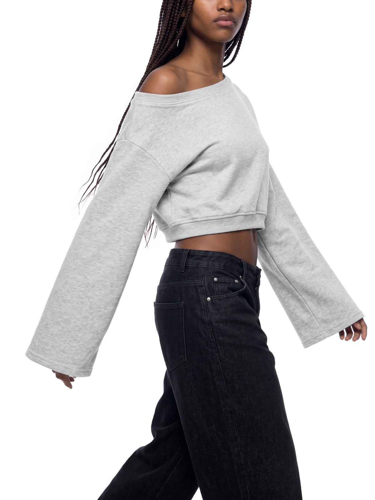 Flower Gray model women