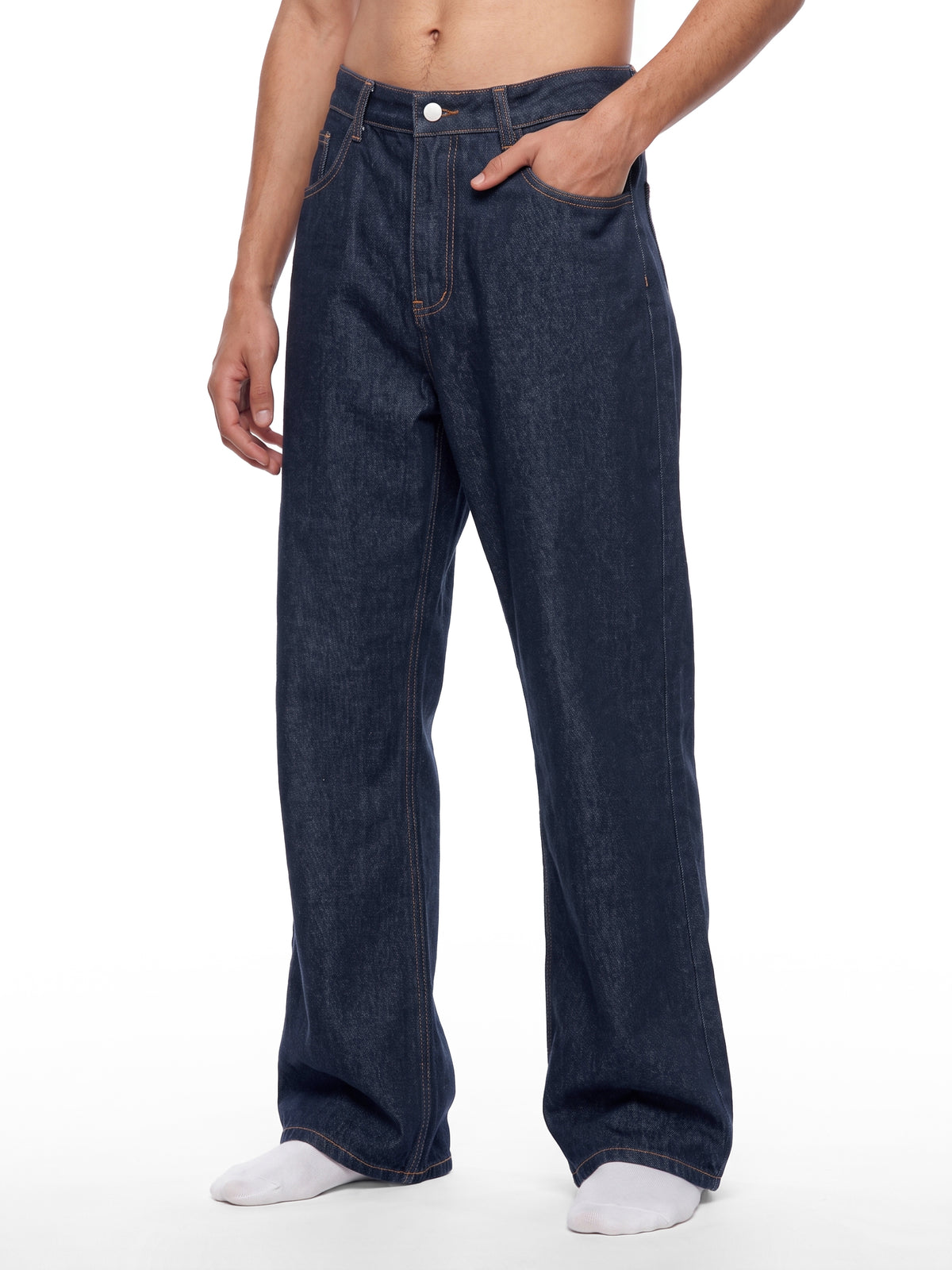 Indigo Loose Fit Jeans