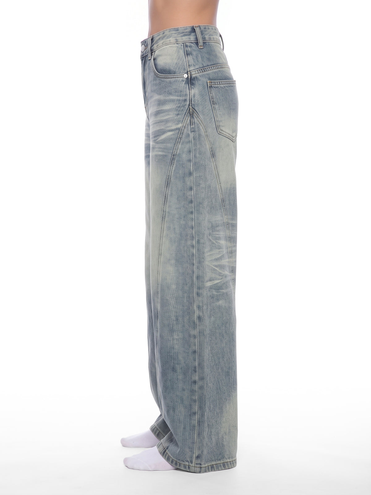 Jeans Blue side women